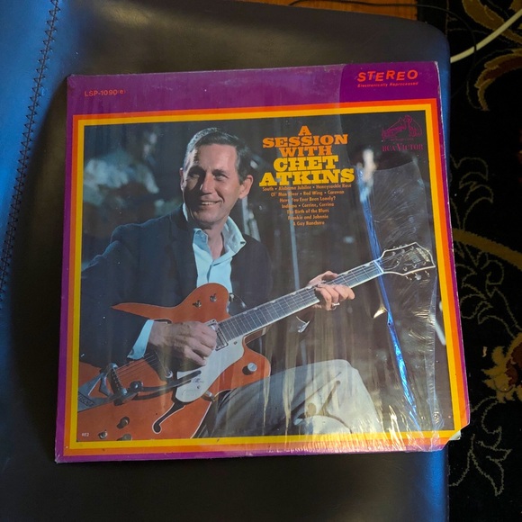 Chet Atkins A Session With Record A LP RCA Victor 1967 VG+ 1967 - Picture 2 of 6